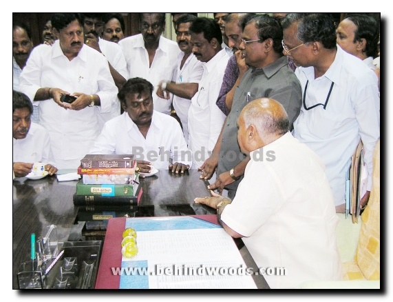 Vijayakanth's assembly debut in pics