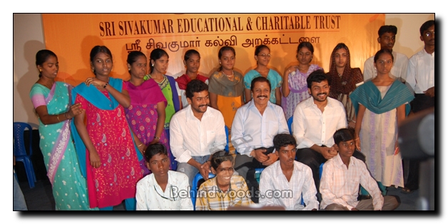 Sivakumar Surya and Karthi: It's the time for Charity!!