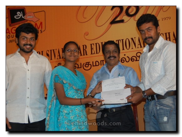 Sivakumar Surya and Karthi: It's the time for Charity!!