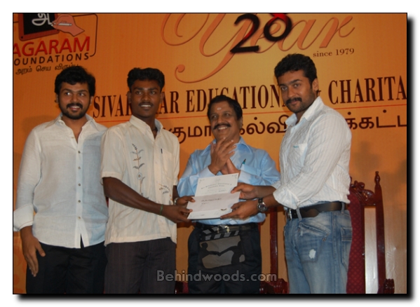 Sivakumar Surya and Karthi: It's the time for Charity!!