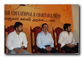 Sivakumar Surya and Karthi: It's the time for Charity!!