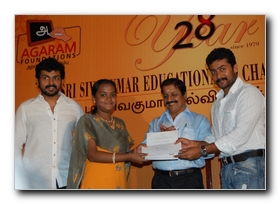 Sivakumar Surya and Karthi: It's the time for Charity!!