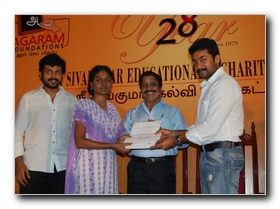 Sivakumar Surya and Karthi: It's the time for Charity!!