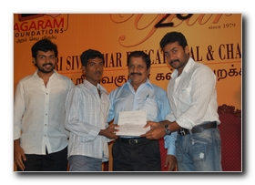 Sivakumar Surya and Karthi: It's the time for Charity!!