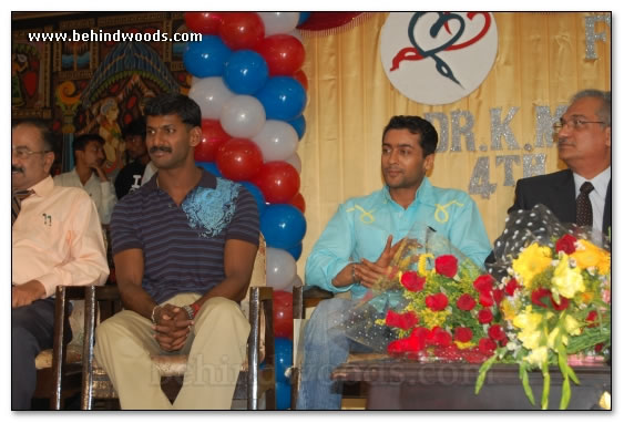 Surya - Vishal join hands for a noble cause: Images