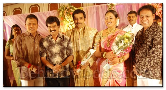 Actress Vindiya Wedding Reception - Gallery