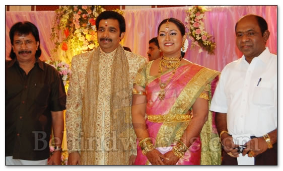 Actress Vindiya Wedding Reception - Gallery