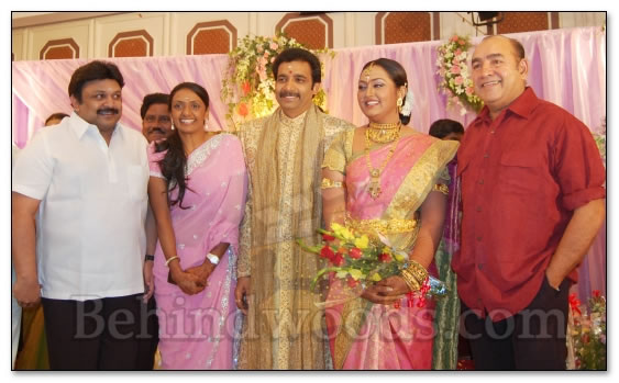 Actress Vindiya Wedding Reception - Gallery