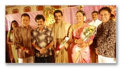 Actress Vindiya Wedding Reception - Gallery