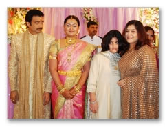 Actress Vindiya Wedding Reception - Gallery