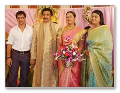 Actress Vindiya Wedding Reception - Gallery