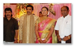 Actress Vindiya Wedding Reception - Gallery