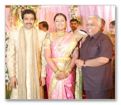 Actress Vindiya Wedding Reception - Gallery