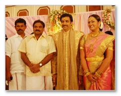 Actress Vindiya Wedding Reception - Gallery