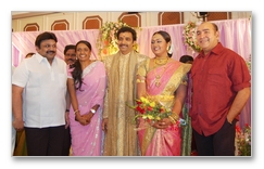 Actress Vindiya Wedding Reception - Gallery