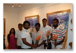 Parthiban Inaugurates Art Gallery