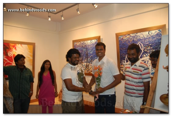 Parthiban Inaugurates Art Gallery