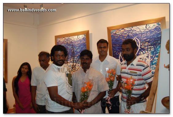 Parthiban Inaugurates Art Gallery