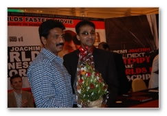 Worlds fastest movie launch: Images