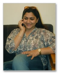 Kushboo Calls on the media - Images