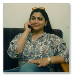 Kushboo Calls on the media - Images