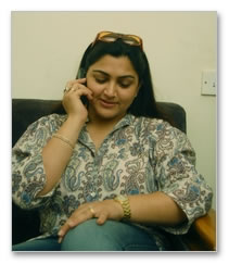 Kushboo Calls on the media - Images