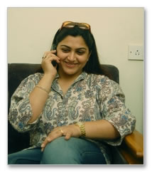 Kushboo Calls on the media - Images