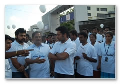 Suriya & Karthi join protestors in Tidel Park - Images