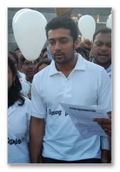 Suriya & Karthi join protestors in Tidel Park - Images