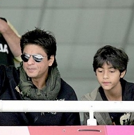 Shah Rukh Khan plays Batman Arkham Orgins with his son Aryan