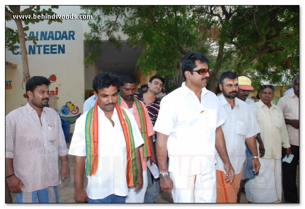 Ajith, Vijay and Sarath Vote - Images