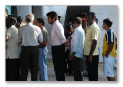 Ajith, Vijay and Sarath Vote - Images