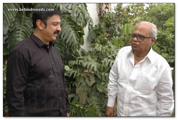 Kamal calls on K Balachander - images 