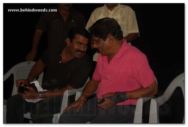 Bharathiraja and Seeman campaign - Images