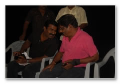 Bharathiraja and Seeman campaign - Images