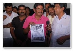 Bharathiraja and Seeman campaign - Images