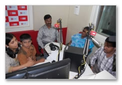 Big FM hosts visually challenged singers  Images