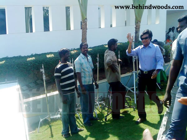 Endhiran shooting spot: images