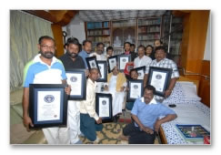 Guinness Sigappu Mazhai team meets CM - images