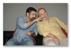 Kamal Haasan Meets French Writer & Director Jean Claude Carriere  Images