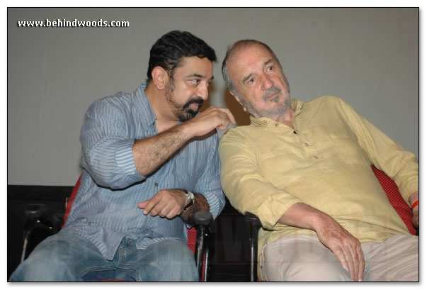 Kamal Haasan Meets French Writer & Director Jean Claude Carriere  Images