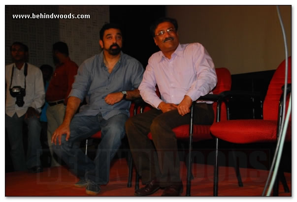 Kamal Haasan Meets French Writer & Director Jean Claude Carriere  Images