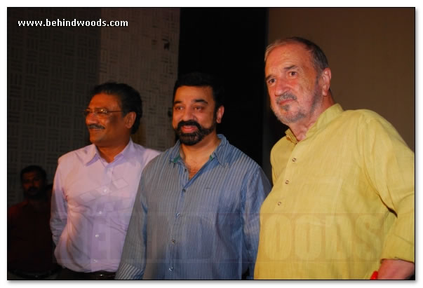 Kamal Haasan Meets French Writer & Director Jean Claude Carriere  Images