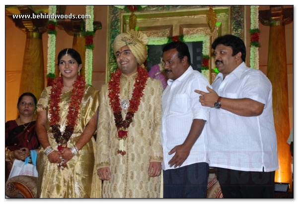 Prabhu Daughter Wedding Reception - Images