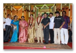 Prabhu Daughter Wedding Reception - Images