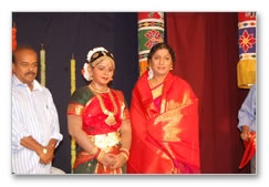 Shalini`s arangetram - Images