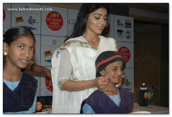 Suriya/Shriya experience the Joy of Giving - images