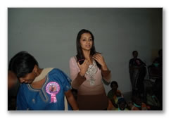 Trisha visits Cancer Institute - Images