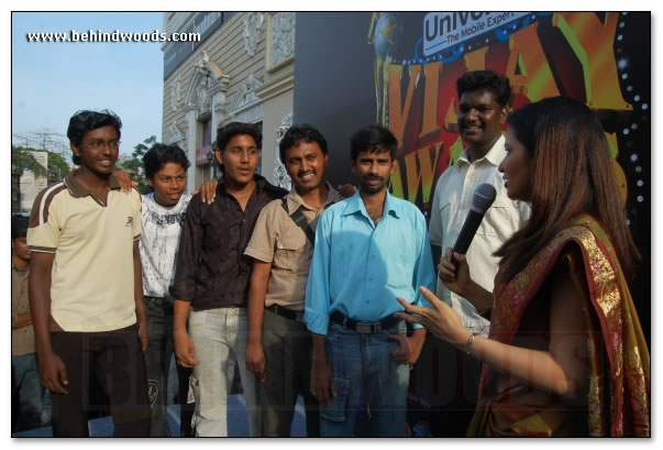 Vijay awards bus flagged off - Images