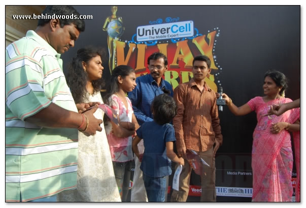 Vijay awards bus flagged off - Images